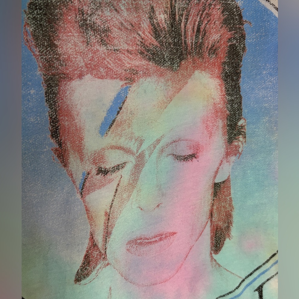 David Bowie Tie-Dye Women’s T-shirt - Picture 10 of 10